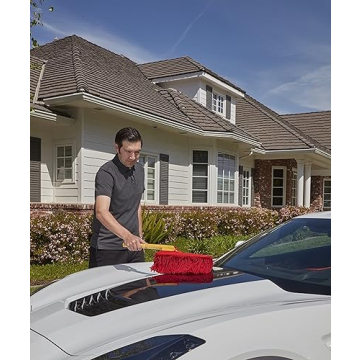 California Car Duster with Wooden Handle for Easy Cleaning