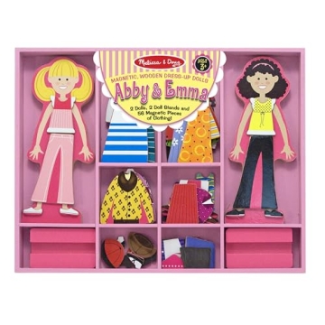 Abby Emma Magnetic Dress-Up Dolls: 55+ Pieces for Creative Play