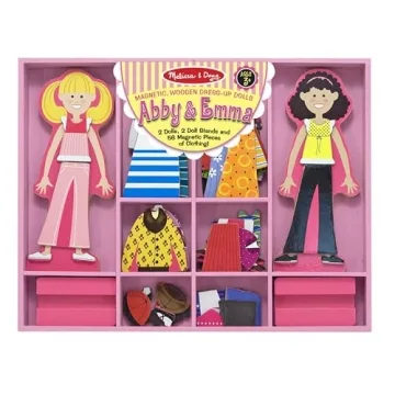 Abby Emma Magnetic Dress-Up Dolls: 55+ Pieces for Creative Play