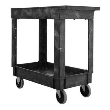 Rubbermaid 2-Shelf Utility Cart with 300-Pound Capacity