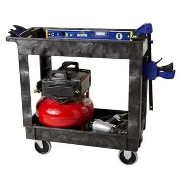 Rubbermaid 2-Shelf Utility Cart with 300-Pound Capacity