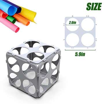 Baspoom Vinyl Storage Rack, Vinyl Organizers Store Up to 40 Vinyl Rolls, Flexible Vinyl Holder for Craft Room Organizers and Storage Wall Mount Available White 24 PCS