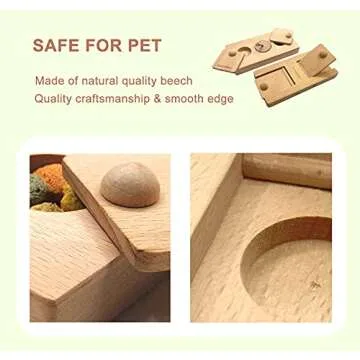 DOZZOPET Enrichment Foraging Toy for Small Pets