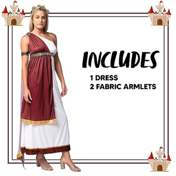 Roman Empress Costume for Women - Regal Halloween Outfit