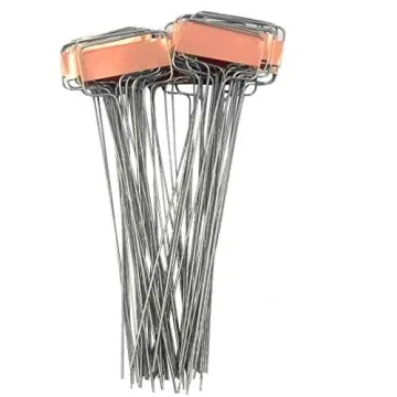 Elegant 30-Piece Copper Plant Labels for Garden Organization