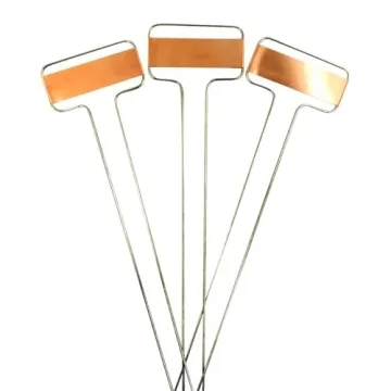 Elegant 30-Piece Copper Plant Labels for Garden Organization