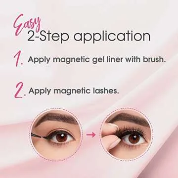 Ardell Magnetic Gel Liner & Accent 002 False Lashes