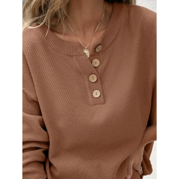 ANRABESS Women 2 Piece Oversized Knit Sweater Set