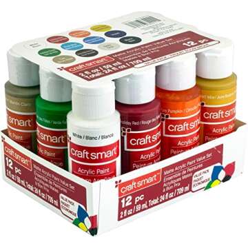 MICHAELS Craft Smart™ Matte Acrylic Paint Value Set