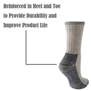 Hungry Candy Merino Wool Athletic women Crew Socks