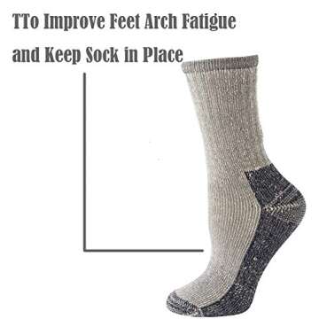 Hungry Candy Merino Wool Athletic women Crew Socks