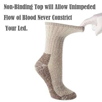 Hungry Candy Merino Wool Athletic women Crew Socks