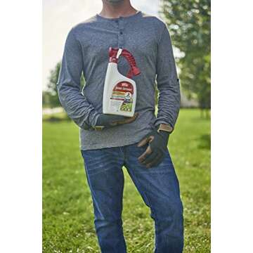 Ortho Home Defense Insect Killer for Lawn & Landscape Ready-To-Spray - Treats up to 5,300 sq. ft., Kills Ants, Ticks, Mosquitoes, Fleas & Spiders, Starts Killing Within Minutes, 32 oz.