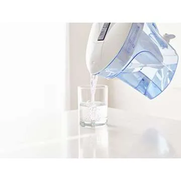 ZeroWater 12-Cup Ready-Pour 5-Stage Water Filter Pitcher Dispenser with 5-Stage 0 TDS Zero Water Filter – IAPMO Certified to Reduce Metals, Chlorine, Lead, Chromium, and Forever Chemicals PFOA/PFOS