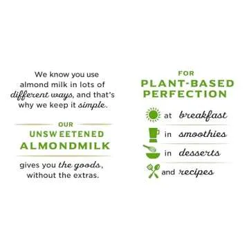 Califia Farms - Unsweetened Almond Milk, 32 Oz (Pack of 6), Dairy Free, Vegan, Plant Based, Keto Food, Shelf Stable, Vegan, Gluten Free, Non GMO, Sugar Free, High Calcium, Smoothie