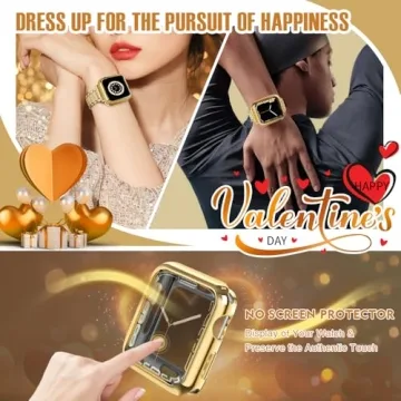 Stylish Protection with top4cus Apple Watch Case Gold