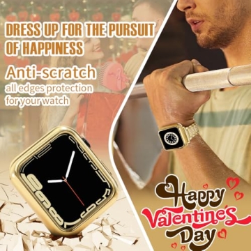 Stylish Protection with top4cus Apple Watch Case Gold