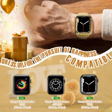 Stylish Protection with top4cus Apple Watch Case Gold