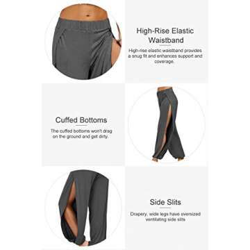 Stylish PACBREEZE Women's Yoga Harem Pants for Comfort