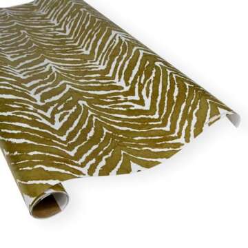 Luxurious Caspari Wild Kingdom Gift Wrapping Paper - Eco-Friendly & Elegant