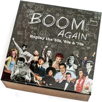 Boom Again Board Game - Classic Trivia for All Ages