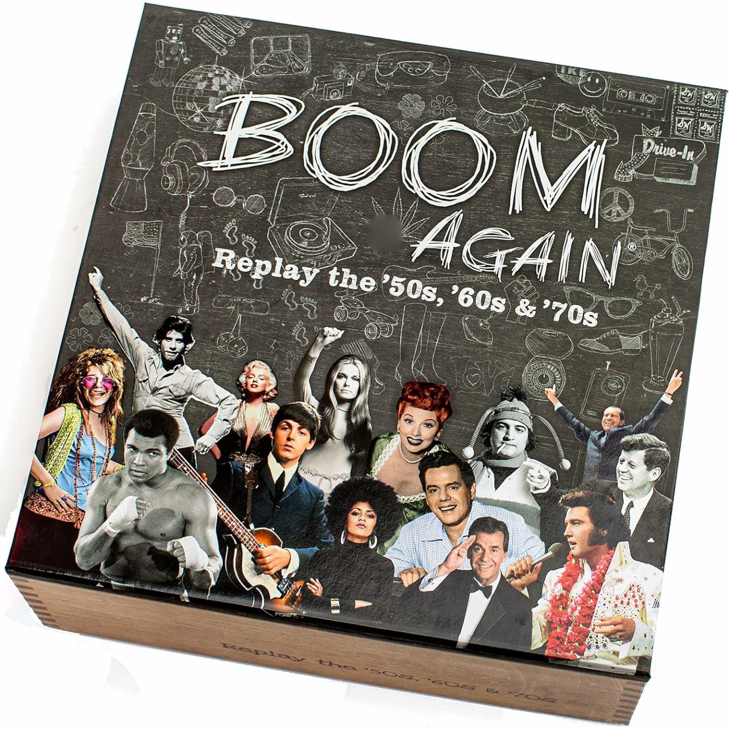 Boom Again Board Game - Classic Trivia for All Ages
