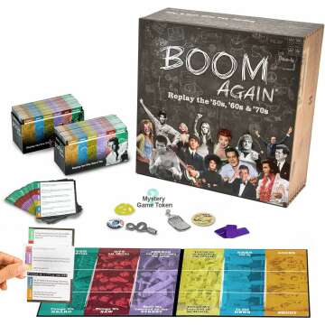 Boom Again Board Game - Classic Trivia for All Ages