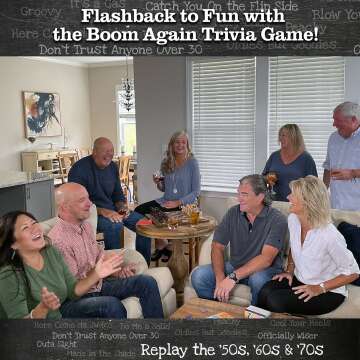 Boom Again Board Game - Classic Trivia for All Ages