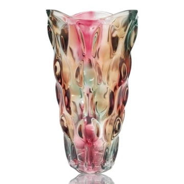 Eastern Rock 9.5 inch Glass Vase for Home Decor