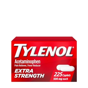 Tylenol Extra Strength Caplets for Pain Relief & Fever