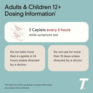 Tylenol Extra Strength Caplets for Pain Relief & Fever