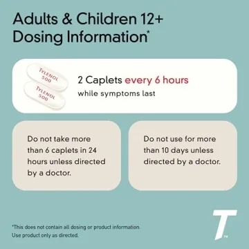Tylenol Extra Strength Caplets for Pain Relief & Fever