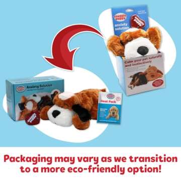 Original Snuggle Puppy Heartbeat Stuffed Dog Toys. Dog Plush for Anxiety Relief, Calming Aid, and Pu...