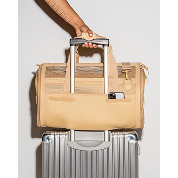 Wild One Tan Airline Compliant Travel Dog Carrier