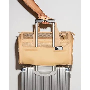Wild One Tan Airline Compliant Travel Dog Carrier