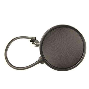 Audio-Technica AT2020 Cardioid Condenser Studio Microphone Bundle + Pop Filter