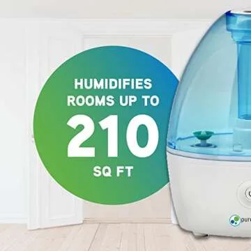 Pure Guardian H910BL Ultrasonic Humidifier for Small Rooms