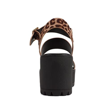 Soda ACCOUNT Stylish Women’s Open Toe Block Heel Sandals
