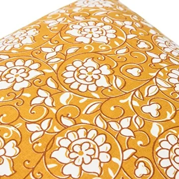 20" Floral Paisley Cotton Pillow Cover by Creative Co-Op