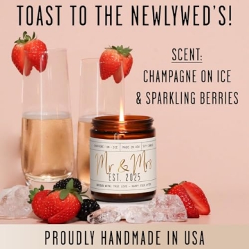 Unique Wedding Gift Candle for Newlyweds 2025