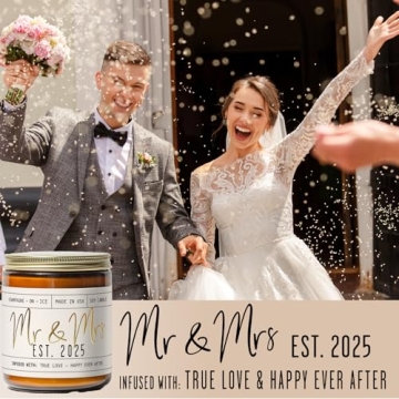 Unique Wedding Gift Candle for Newlyweds 2025