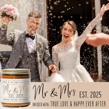 Unique Wedding Gift Candle for Newlyweds 2025