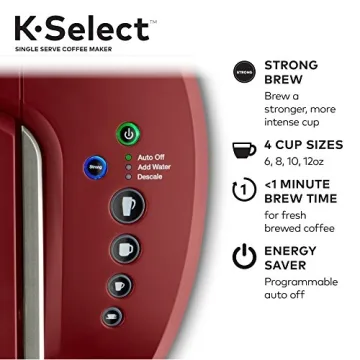 Keurig K-Select Coffee Maker - Easy Brewing & Style