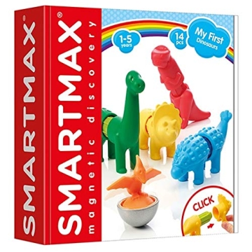 SmartMax My First Dinosaurs Magnetic Building Set for Kids