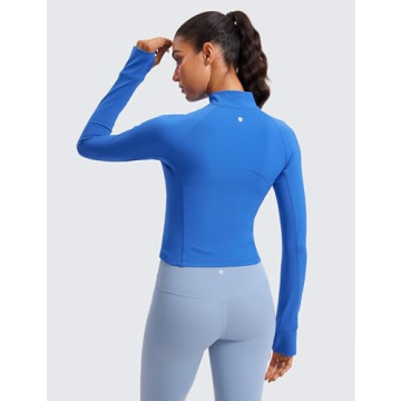 CRZ YOGA Butterluxe Long Sleeve Workout Shirt for Women