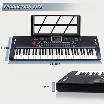 AersGu 61 Key Electric Piano Keyboard for Beginners