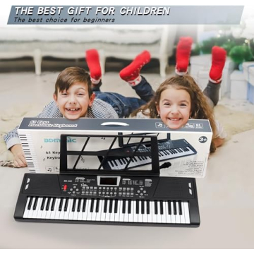 AersGu 61 Key Electric Piano Keyboard for Beginners