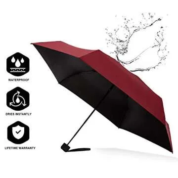 Elvira Mini Lightweight UV Protection Travel Umbrella