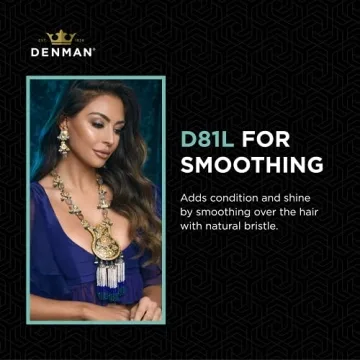 Denman Cushion Hair Brush Large for Detangling and Grooming