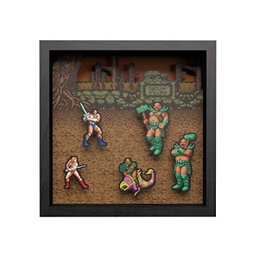 Pixel Frames Golden Axe Colorful Shadow Box Art
